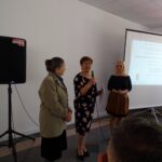 Könyvbemutató: balról jobbra - Gellénné Körösi Eszter, Farkas Lászlóné, Végváry Edina szerkesztők