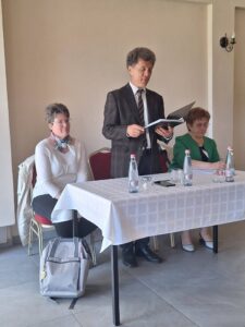 Dr. Tanai Judit, a Felügyelő Bizottság elnöke, Erdei István titkár és Farkas Lászlóné elnök