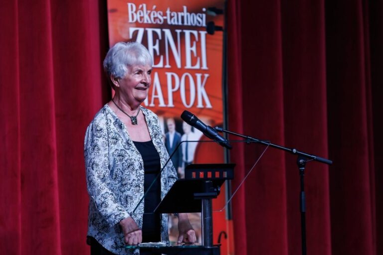 Fejesné Pálfy Zsuzsa a nyitókoncert ünnepi szónoka